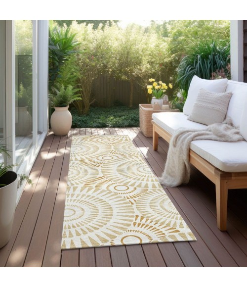 Addison Chantille ACN877-Gold 2 ft. 3 in. X 7 ft. 6 in. Rectangle Rug