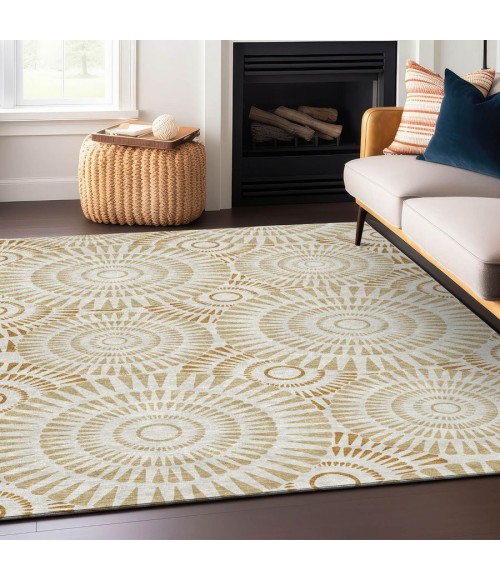 Addison Chantille ACN877-Gold 8 ft. X 10 ft. Rectangle Rug