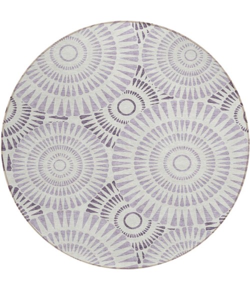 Addison Chantille ACN877-Lavender 8 ft. X 8 ft. Round Rug