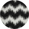 Addison Chantille ACN880-Black 8 ft. X 8 ft. Round Rug