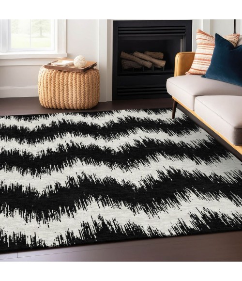 Addison Chantille ACN880-Black 5 ft. X 7 ft. 6 in. Rectangle Rug