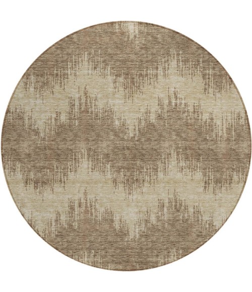 Addison Chantille ACN880-Brown 8 ft. X 8 ft. Round Rug