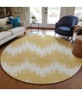 Addison Chantille ACN880-Gold 8 ft. X 8 ft. Round Rug