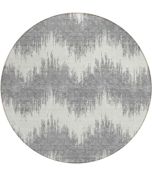 Addison Chantille ACN880-Gray 8 ft. X 8 ft. Round Rug