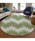 Addison Chantille ACN880-Green 8 ft. X 8 ft. Round Rug