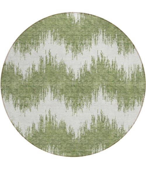 Addison Chantille ACN880-Green 8 ft. X 8 ft. Round Rug