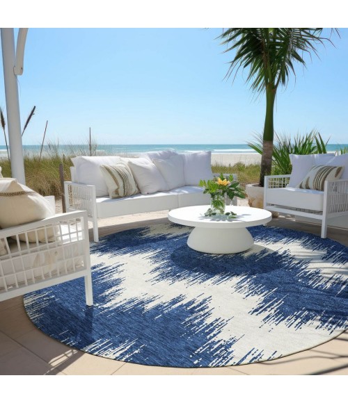 Addison Chantille ACN880-Navy 8 ft. X 8 ft. Round Rug