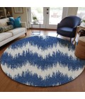 Addison Chantille ACN880-Navy 8 ft. X 8 ft. Round Rug