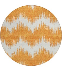 Addison Chantille ACN880-Orange 8 ft. X 8 ft. Round Rug