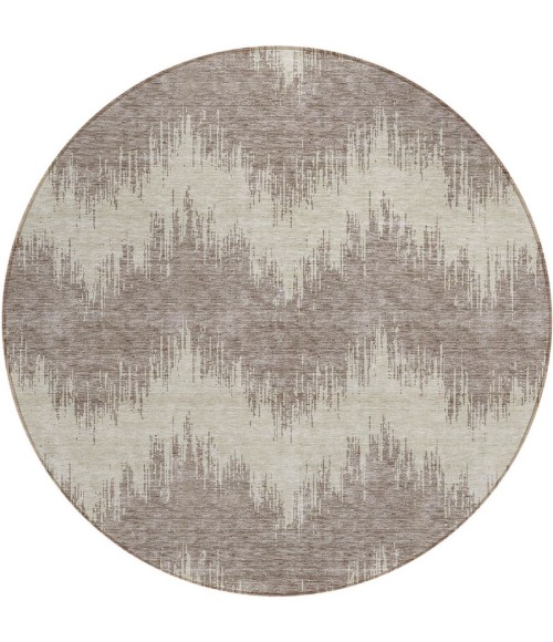 Addison Chantille ACN880-Taupe 8 ft. X 8 ft. Round Rug