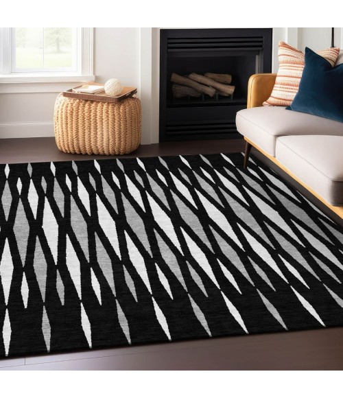 Addison Chantille ACN881-Black 5 ft. X 7 ft. 6 in. Rectangle Rug
