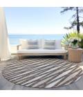 Addison Chantille ACN881-Brown 8 ft. X 8 ft. Round Rug