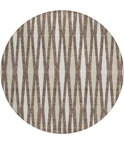 Addison Chantille ACN881-Brown 8 ft. X 8 ft. Round Rug