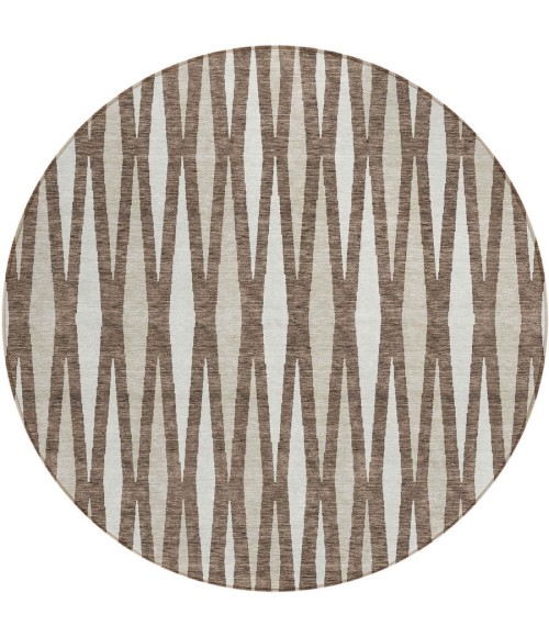 Addison Chantille ACN881-Brown 8 ft. X 8 ft. Round Rug
