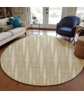 Addison Chantille ACN881-Gold 8 ft. X 8 ft. Round Rug