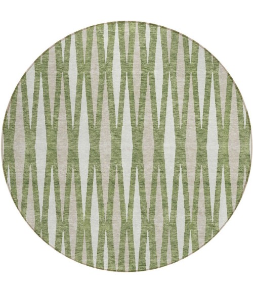 Addison Chantille ACN881-Green 8 ft. X 8 ft. Round Rug