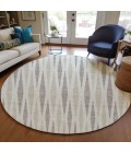 Addison Chantille ACN881-Ivory 8 ft. X 8 ft. Round Rug