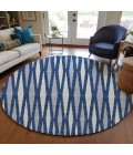 Addison Chantille ACN881-Navy 8 ft. X 8 ft. Round Rug