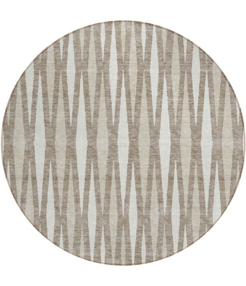 Addison Chantille ACN881-Taupe 8 ft. X 8 ft. Round Rug