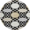 Addison Chantille ACN883-Black 8 ft. X 8 ft. Round Rug