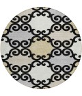 Addison Chantille ACN883-Black 8 ft. X 8 ft. Round Rug