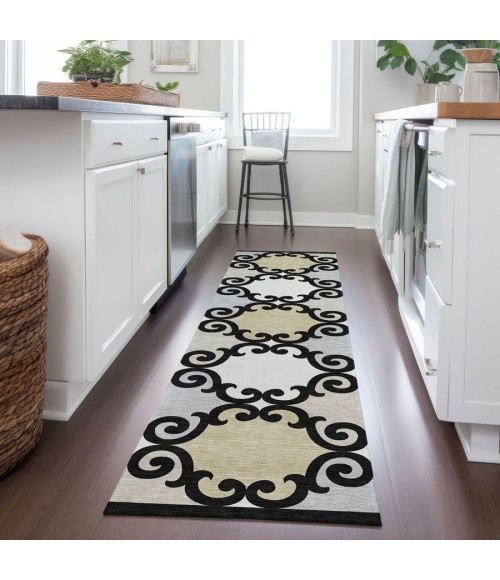 Addison Chantille ACN883-Black 2 ft. 3 in. X 7 ft. 6 in. Rectangle Rug