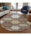 Addison Chantille ACN883-Brown 8 ft. X 8 ft. Round Rug