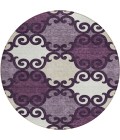 Addison Chantille ACN883-Eggplant 8 ft. X 8 ft. Round Rug