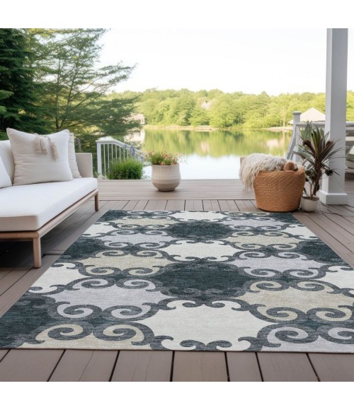 Addison Chantille Rug ACN883-Gray 10 ft. X 14 ft. Rectangle - Rugs Town Addison Chantille ACN883-Gray 10 ft. X 14 ft. Rectangle Rug