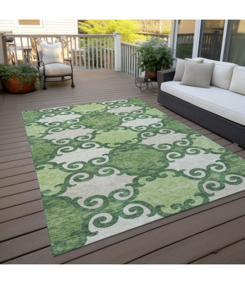 Addison Chantille Rug ACN883-Green 10 ft. X 14 ft. Rectangle - Rugs Town Addison Chantille ACN883-Green 10 ft. X 14 ft. Rectangle Rug