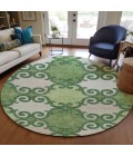 Addison Chantille ACN883-Green 8 ft. X 8 ft. Round Rug