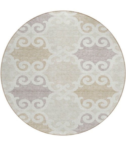 Addison Chantille ACN883-Ivory 8 ft. X 8 ft. Round Rug
