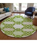 Addison Chantille ACN883-Lime 8 ft. X 8 ft. Round Rug
