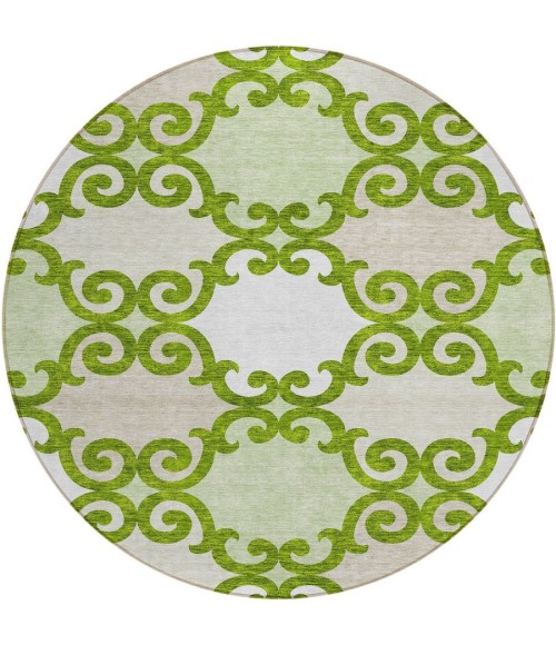 Addison Chantille ACN883-Lime 8 ft. X 8 ft. Round Rug