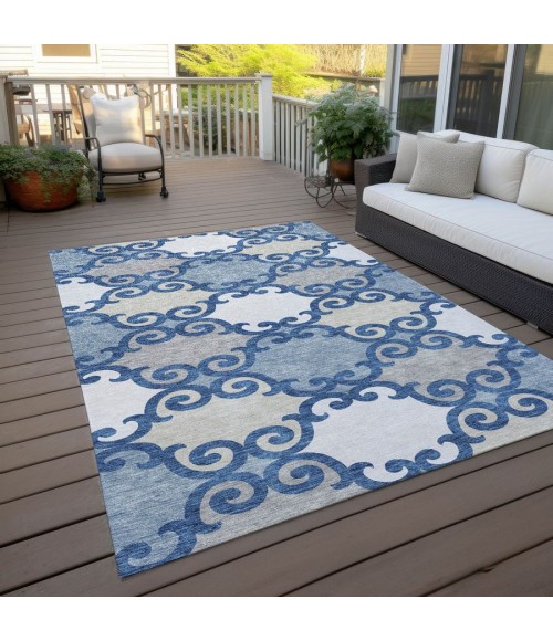 Addison Chantille Rug ACN883-Navy 10 ft. X 14 ft. Rectangle - Rugs Town Addison Chantille ACN883-Navy 10 ft. X 14 ft. Rectangle Rug