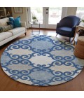 Addison Chantille ACN883-Navy 8 ft. X 8 ft. Round Rug