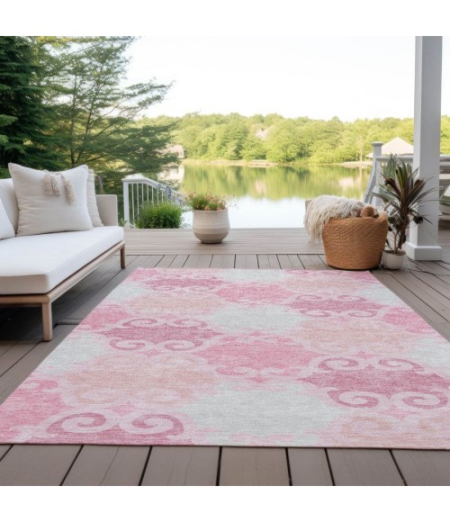 Addison Chantille Rug ACN883-Pink 10 ft. X 14 ft. Rectangle - Rugs Town Addison Chantille ACN883-Pink 10 ft. X 14 ft. Rectangle Rug