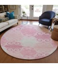 Addison Chantille ACN883-Pink 8 ft. X 8 ft. Round Rug
