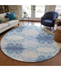Addison Chantille ACN883-Sky 8 ft. X 8 ft. Round Rug