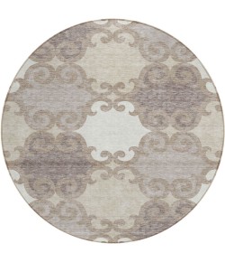 Addison Chantille ACN883-Taupe 8 ft. X 8 ft. Round Rug