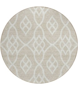 Addison Chantille ACN884-Beige 8 ft. X 8 ft. Round Rug