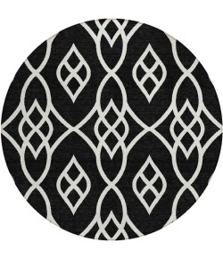 Addison Chantille ACN884-Black 8 ft. X 8 ft. Round Rug