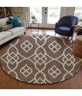 Addison Chantille ACN884-Chocolate 8 ft. X 8 ft. Round Rug