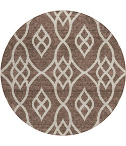 Addison Chantille ACN884-Chocolate 8 ft. X 8 ft. Round Rug