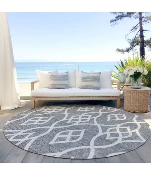 Addison Chantille ACN884-Gray 8 ft. X 8 ft. Round Rug