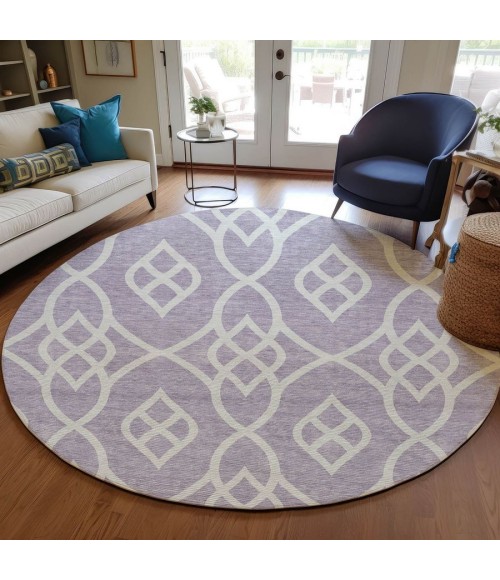 Addison Chantille ACN884-Lavender 8 ft. X 8 ft. Round Rug