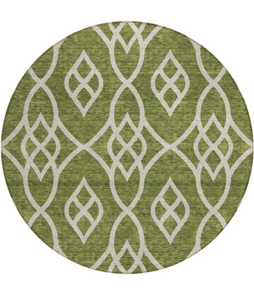 Addison Chantille ACN884-Olive 8 ft. X 8 ft. Round Rug