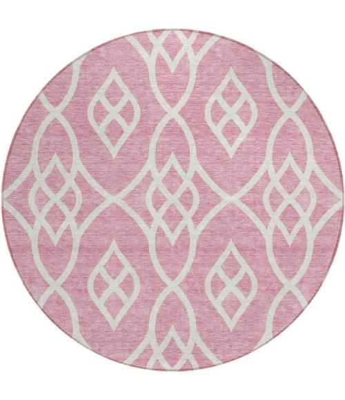 Addison Chantille ACN884-Pink 8 ft. X 8 ft. Round Rug