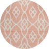 Addison Chantille ACN884-Salmon 8 ft. X 8 ft. Round Rug