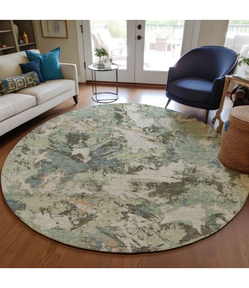 Addison Chantille ACN885-Beige 8 ft. X 8 ft. Round Rug